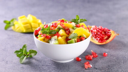 bowl of fresh fruit salad