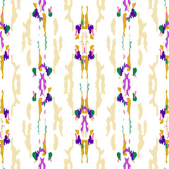 Spots, Ikat. Tie Dye, Batik. Ornament.