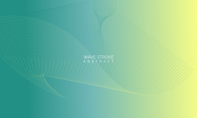 Wave line of flowing particles abstract vector background, smooth curvy shape dots fluid array. 3d shape dots blended mesh, future technology relaxing wallpaper.