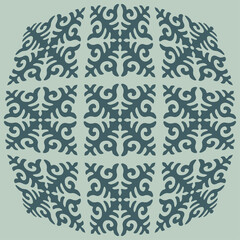 Design asian element Kazakh national ornaments.
