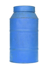 Old nostalgic can isolated on white