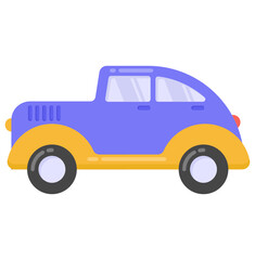 
Sedan vector icon in flat design 


