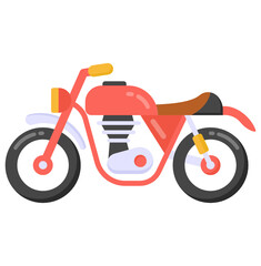 
Icon of scooter, flat design 

