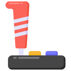  Control column in flat style icon, editable vector    © SmashingStocks