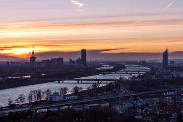 Sunrise in Vienna