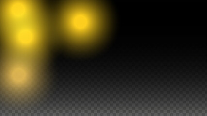 Gold Glitter Vector Texture on a Black. Golden Glow Pattern. Golden Christmas and New Year Snow. Golden Explosion of Confetti. Star Dust. Abstract Flicker Background with a Party Lights Design.