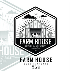 Fototapeta premium FARM HOUSE LOGO TEMPLATE