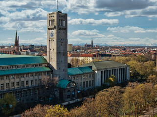 German Museum or Deutsches Museum in Munich, Germany, the world's largest museum of science and...