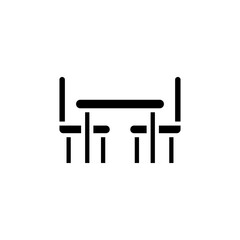 Dining Room icon in vector. Logotype