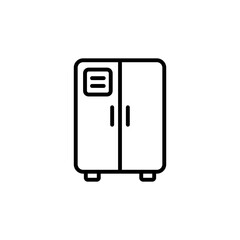 Refrigerator icon in vector. Logotype