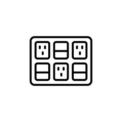 Switchboard icon in vector. Logotype