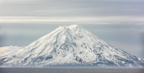 snow covered mountain