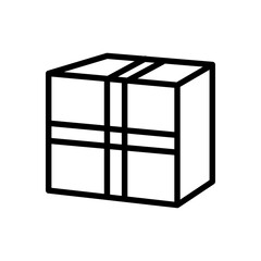 Box, package icon outline style for your design