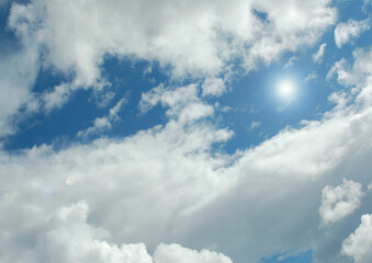 Obraz premium Cloudy sky background