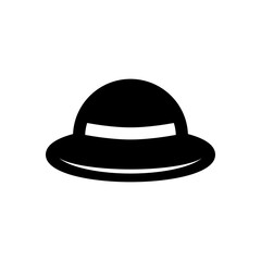 hat women icon solid style vector