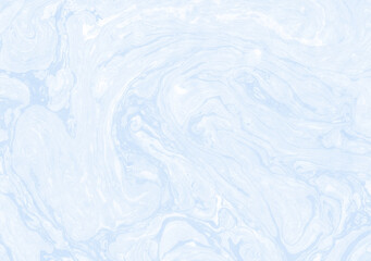 Abstract artsy backdrop. Decorative cobalt acrylic marble texture for eco-friendly theme, festive brand, creative poster. Marbling background. Modern artwork. Liquid ink on wet surface. Marbled paper