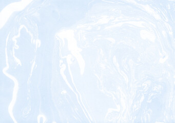 Abstract artsy backdrop. Decorative cobalt acrylic marble texture for eco-friendly theme, festive brand, creative poster. Marbling background. Modern artwork. Liquid ink on wet surface. Marbled paper