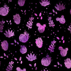 seamless pattern with flowers