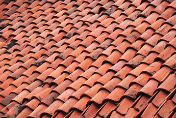 Red roof ready for rainy days