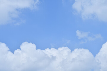 Fototapeta na wymiar Blue Sky With Clouds
