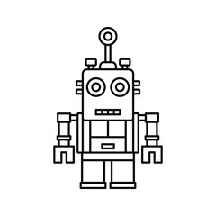 robot icon. bot sign. vector illustration