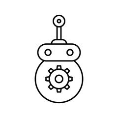 robot icon. bot sign. vector illustration