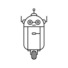 robot icon. bot sign. vector illustration