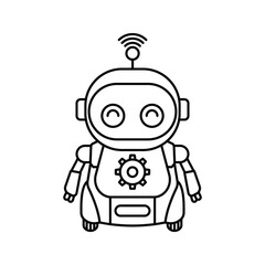 robot icon. bot sign. vector illustration