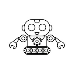 robot icon. bot sign. vector illustration