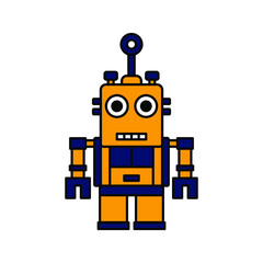 robot icon. bot sign. vector illustration