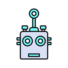 robot icon. bot sign. vector illustration