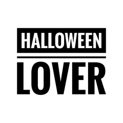 ''Halloween lover'' Lettering