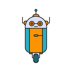 robot icon. bot sign. vector illustration