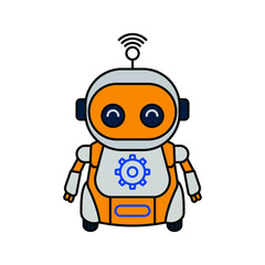 robot icon. bot sign. vector illustration