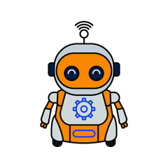 robot icon. bot sign. vector illustration