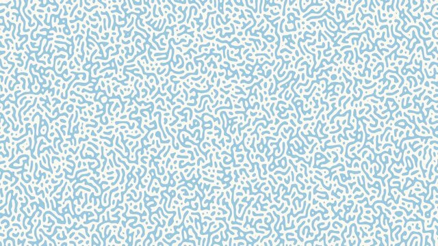 Turing pattern. Animated drawing, decorative video background.	