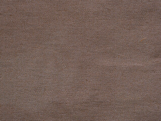 Fototapeta na wymiar Brown cotton fabric texture background.