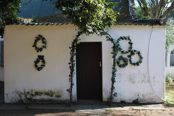 small wedding chapel in the park