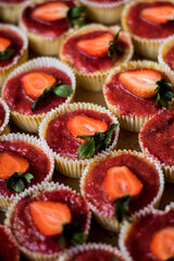 fruit tart with strawberry