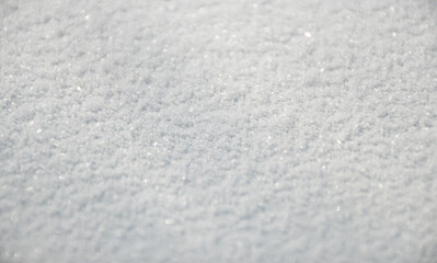 background of cold, frosty weather, slow motion snow and snowflakes glisten in the sun space for text