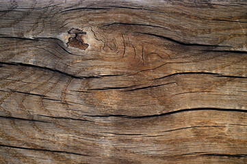 Abstract background of old wooden surface. Closeup topview for artworks.