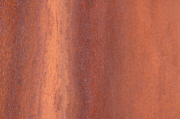Abstract background of the rusted metal. Grunge old iron panel.
