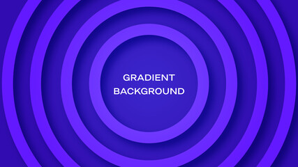 Abstract blue background with circles . purple gradient texture background .  