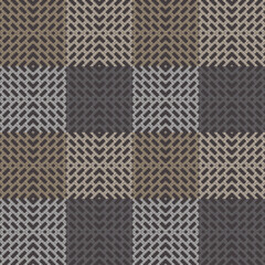 Design of curly stripes. Seamless pattern. Textile. Ethnic boho ornament. Vector illustration for web design or print. - 418273693