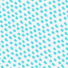 Seamless repeating pattern with marker ink pen spots. Blue vector background for surface design and other design projects