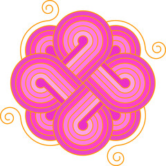 Indian Traditional and Cultural Rangoli, Alpona, Kolam, or Paisley, with a contemporary look. For textile/ fabric prints, phone case, greeting card. logo, calendar.