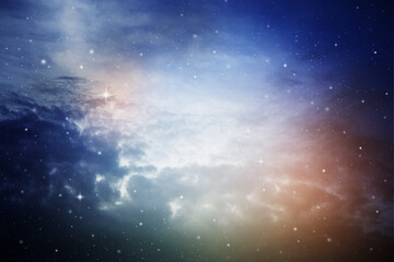 colorful night sky