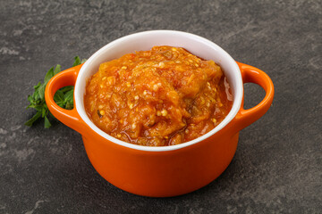 Caucasian cuisine - Mangal salad with vegetables