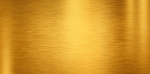 Gold polished metal texture. Shiny background with space for design.
