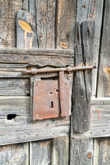 old wooden door